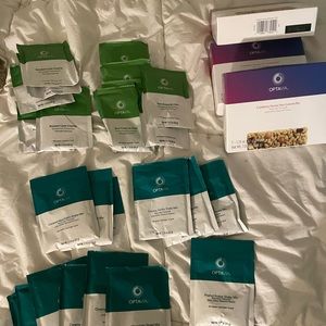 Optavia goodies. Box 1 of 2 boxes. Shakes. Bars. Potatoes.